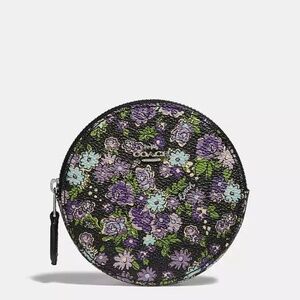 Coach Round Coin Case